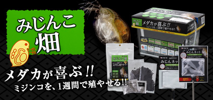 みじんこ畑 ―メダカが喜ぶ！！ミジンコを１週間で増やせるミジンコ育成キット。