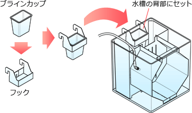 ブラインカップ設置方法